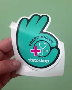 Nalepnice proizvoljnih oblika i dimenzija