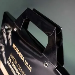 Folder sa ručkom, ofset štampa, pun kolor, sjajna plastifikacija