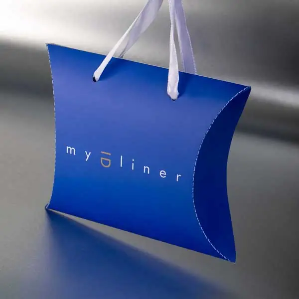 Kutija za nakit, pillow box M3, štampa u dve boje, mat plastifikacija