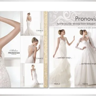 Prospekt za salon venčanica „Odiva“
