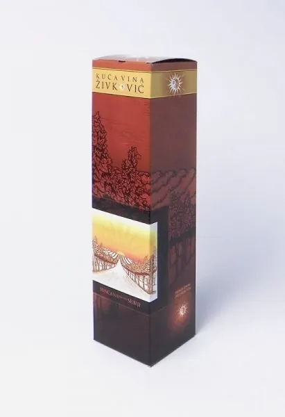 Ambalaža za vino 80 x 325 x 80 mm